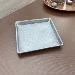 Firkantet underskl i zink 