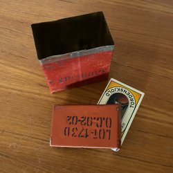 Tin Box - "Red Explosive"