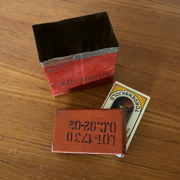 Tin Box - "Red Explosive"