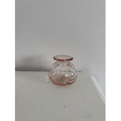 Glasvase - rosa 