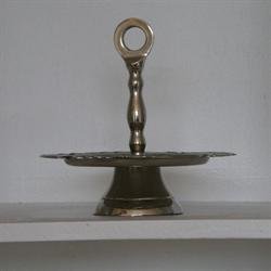 Rundt fad m/holder i midten