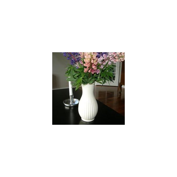 Vase - keramik m/guldkant 
