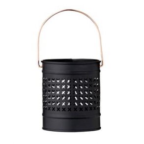 Sort Lanterne med hank 