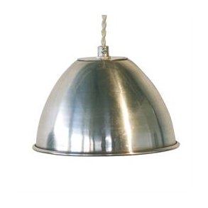 Pendel m/metalskrm - antik slv