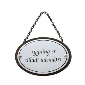 Emaljeskilt - 