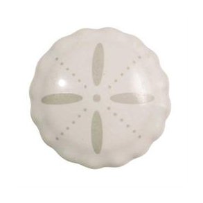 Keramikgreb - Hvid med grt mnster 