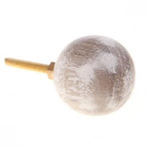 Knop - Rund tr (lys)