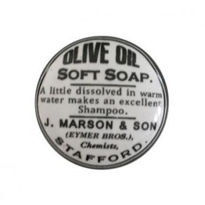 Porcelnsgreb - Hvid m/sort motiv