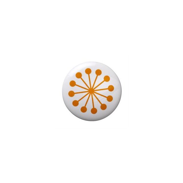 Knage - Orange - Blomst 8cm