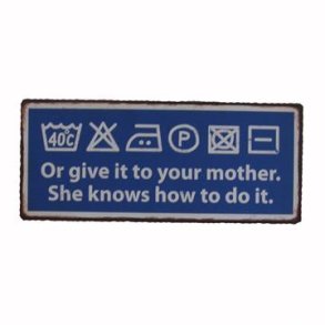 Emaljeskilt - Laundry