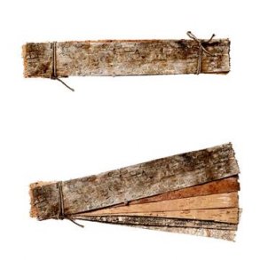 Barkstrimler til dekoration - birk 