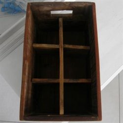 Trkasse til flasker  - Scrapwood