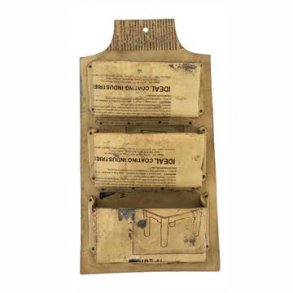 Magasinholder i scrapmetal (Gul)