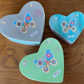 Metalsker - Hjerter 3 stk. 