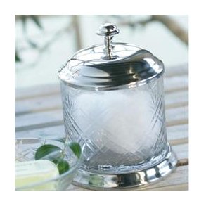 Vatbox i glas 9x14cm