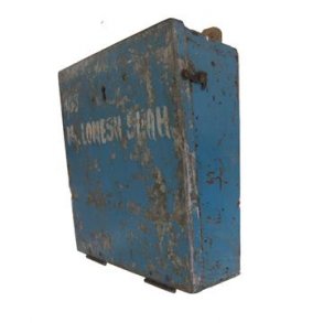 Bl vintage postboks m/tekst 