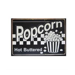 Emaljeskilt - Popcorn 